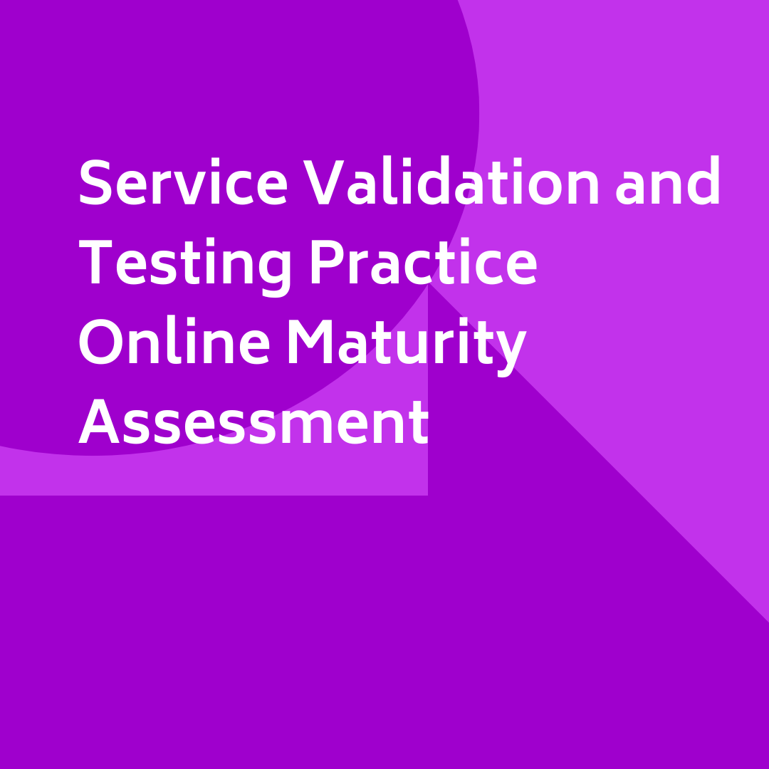 Service Validation and Testing Self-Assessment